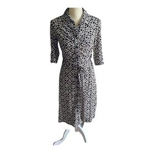 LAUNDRY BY SHELLI SEGAL-PRINT DRESS-SIZE 8